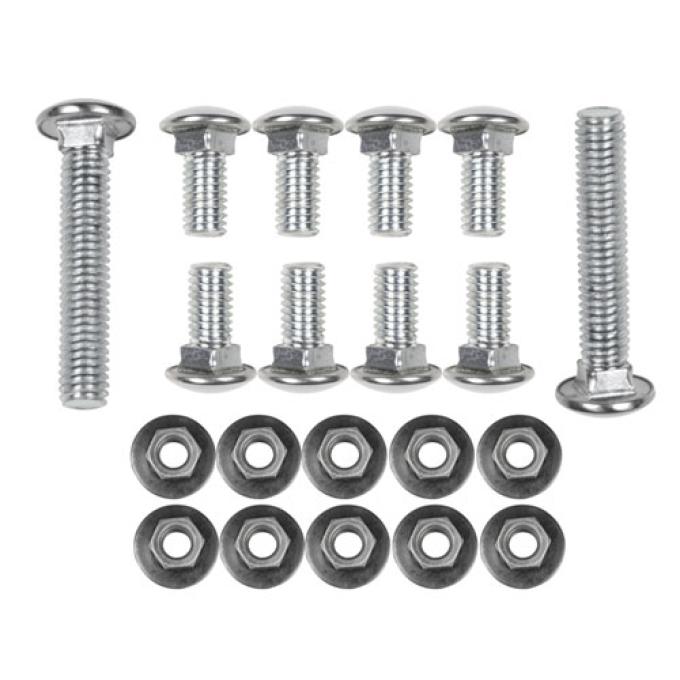 Redline Restomotive® 1968-1969 Camaro / Firebird Front & Rear Bumper Mounting Bolt Set, Correct