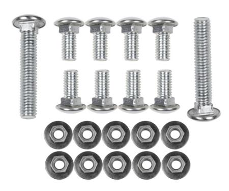 Redline Restomotive® 1968-1969 Camaro / Firebird Front & Rear Bumper Mounting Bolt Set, Correct