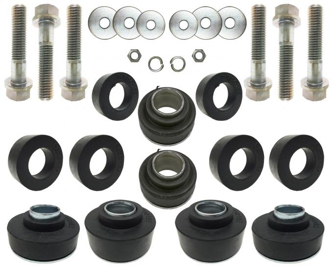 Auto Pro USA Body Mount Bushing And Hardware Set, Includes All Mounting Bushings, 18 Piece Hardware Set BM1019KIT