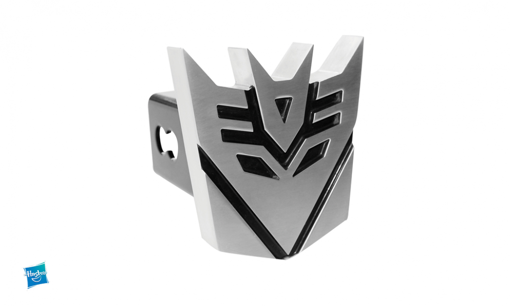 DefenderWorx Transformers Decepticon Hitch Cover Black And Chrome