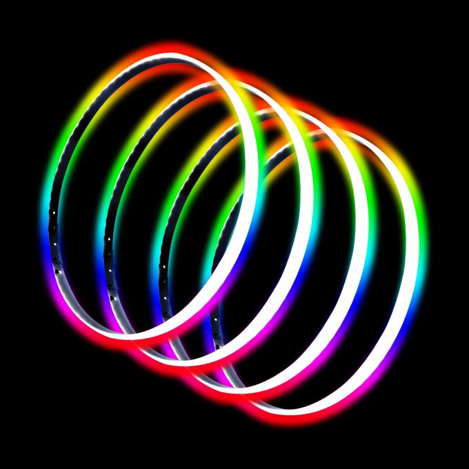 Oracle Lighting ColorSHIFT LED Illuminated Wheel Rings, No Remote 4215-334