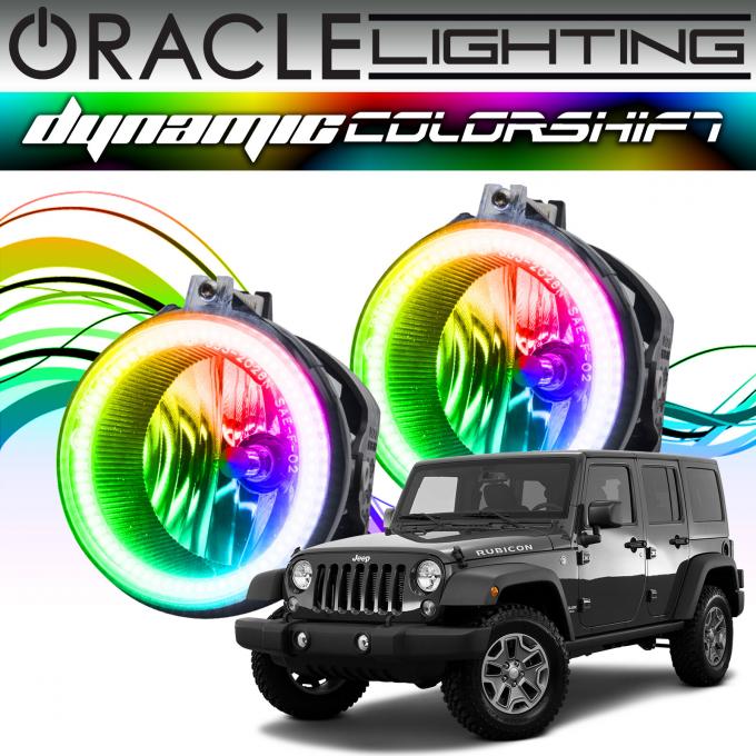 Oracle Lighting 4 Way Dynamic ColorSHIFT Fog Light Halo Kit 1177-332