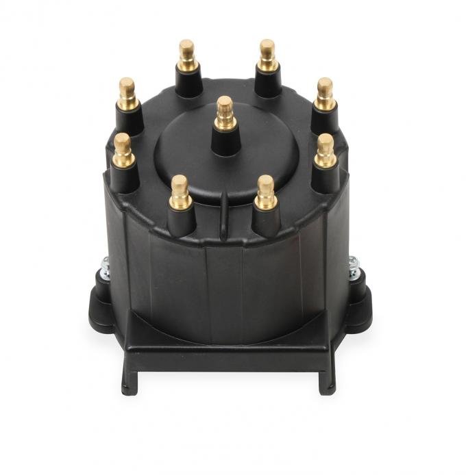 MSD Black Distributor Cap, GM HEI, Late Model, Ext Coil 84263