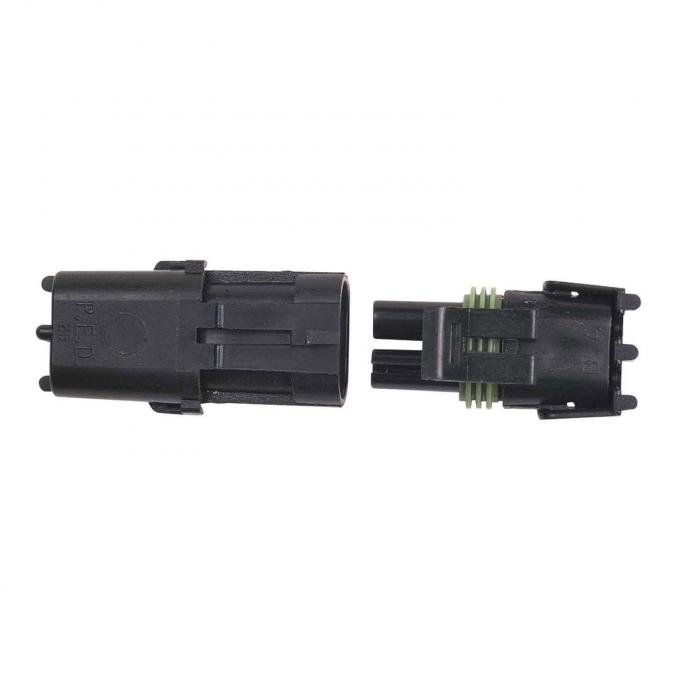 MSD Weathertight Connector, 2-Pin , Qty 1 8173