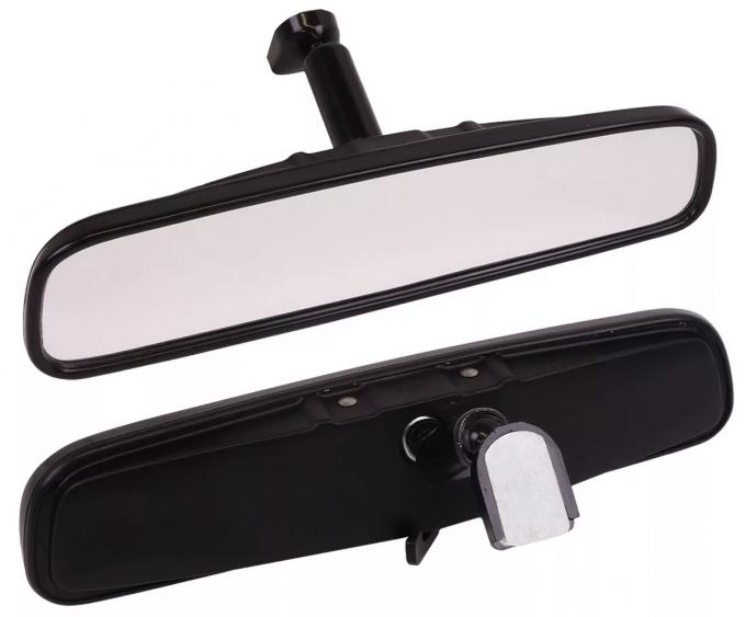 Chevrolet 10" Inner Rearview Mirror, Black, 1970-1983