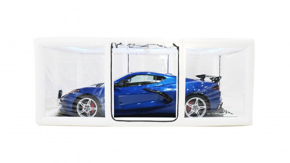 CarCapsule™ Signature Series Showcase, Indoor White with Road Emblazoned  Floor Camaro Depot