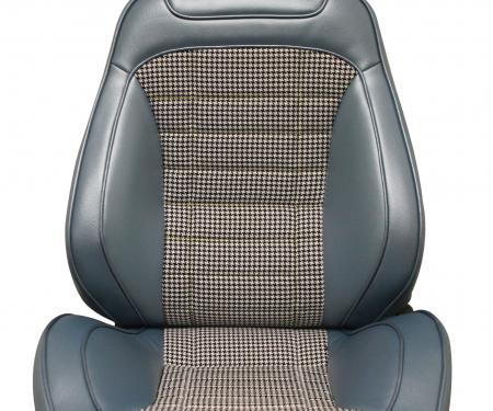 Distinctive Industries 1968 Camaro Houndstooth Touring II Front Assembled Bucket Seats (69 Houndstooth Cloth) 072496