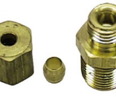 Classic Headquarters Oil Line Block Fitting-Sleeve-Nut W-321