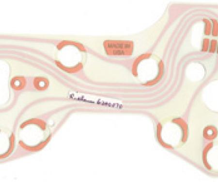 Classic Headquarters Instrument Circuit Board, 67-8 F-Body without Tach W-523