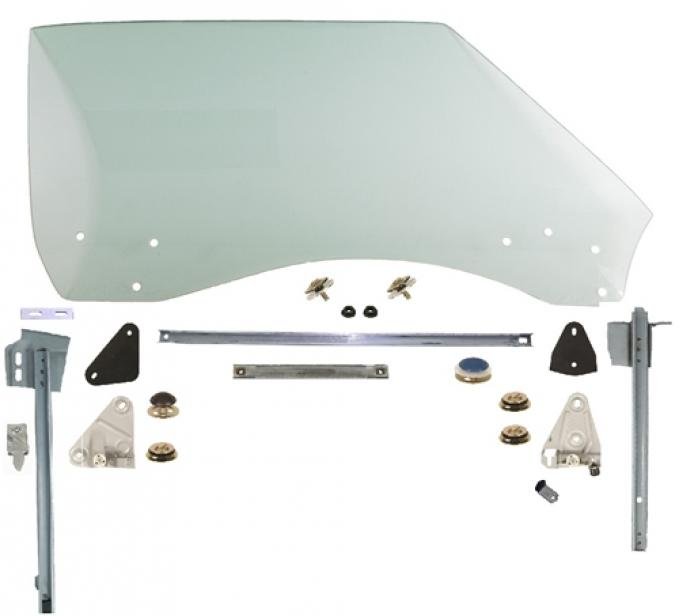 Classic Headquarters F-Body Right Hand, Door Window Assembly, Clear R-271