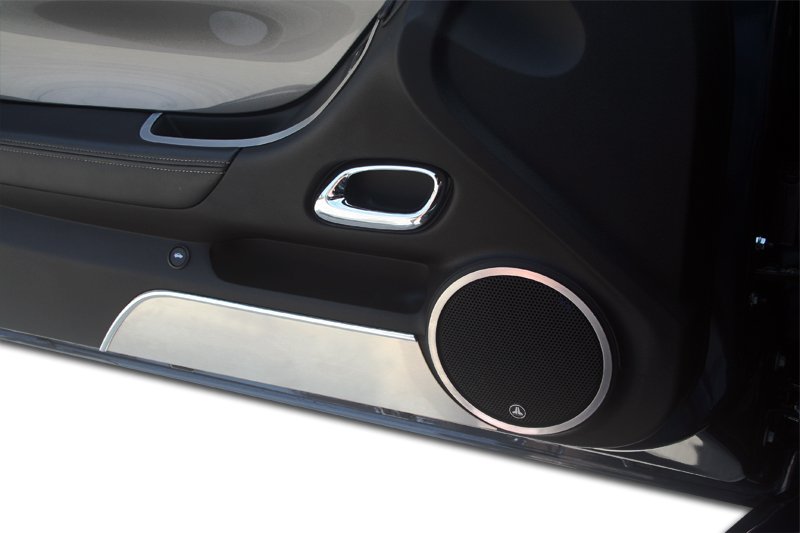 American Car Craft 2010-2015 Chevrolet Camaro Door Panel Kick Plates Satin  2pc 101004
