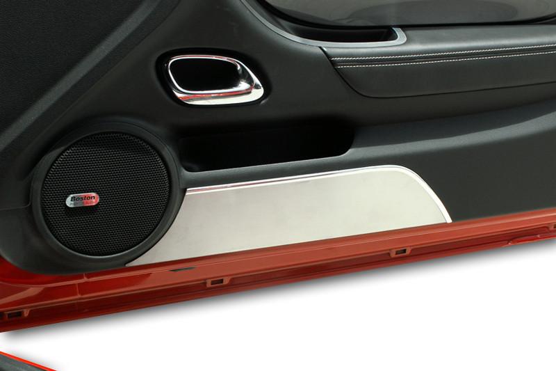 American Car Craft 2010-2015 Chevrolet Camaro Door Panel Kick Plates Satin  2pc 101004