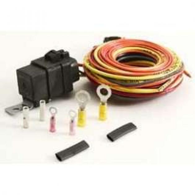 Camaro Electric Fan Relay Wiring Harness, Be Cool, 1970-1992