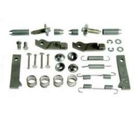 Camaro Parking Brake Installation Hardware Kit, Stainless Steel, For Cars With JL8 Or Heavy-Duty Service Package, 1969