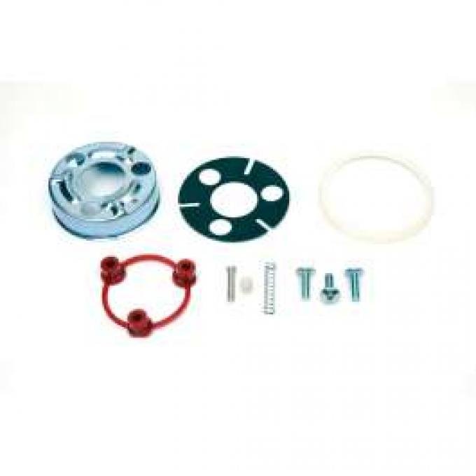 Camaro Horn Cap Contact & Mounting Parts Kit, Steering Wheel, 1967-1968