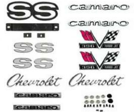 Camaro Emblem Kit, For Super Sport (SS) With 396ci, 1967