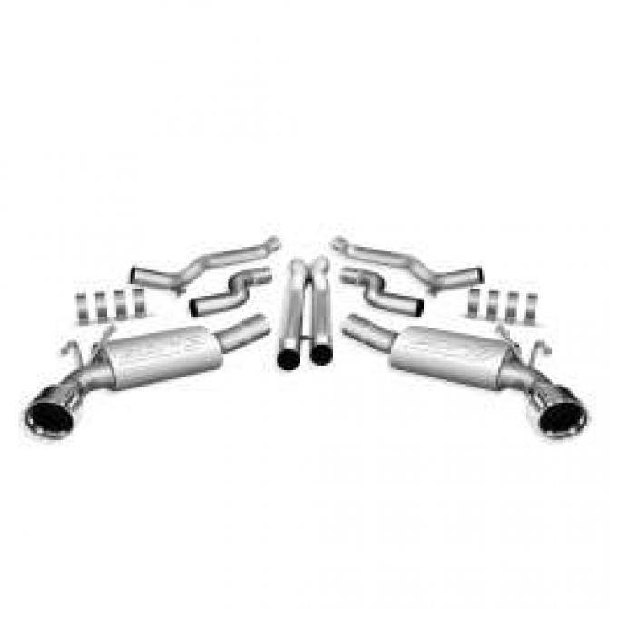 Camaro Exhaust System, Borla Touring Cat-Back With Tips, 6.2L, 2010-2013