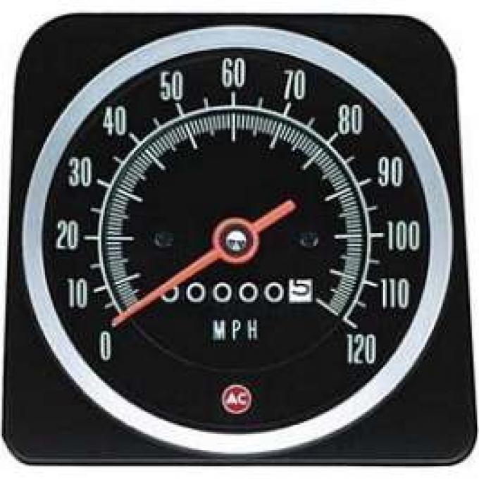 Camaro Speedometer, 120 MPH, 1969