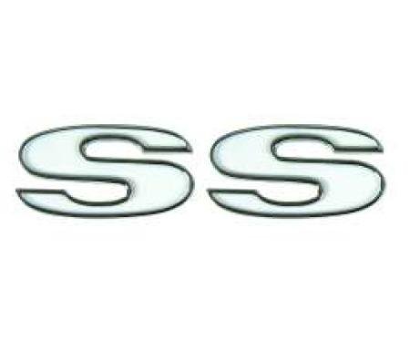 Camaro Fender Emblem, SS (Super Sport), 1967