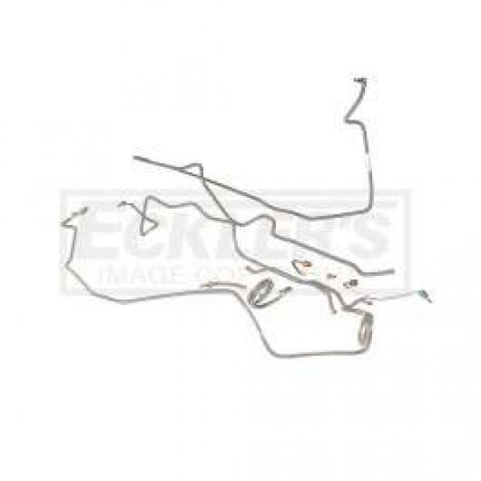 Camaro Brake Line Kit, Power Disc, Stainless Steel, Z28, 1981