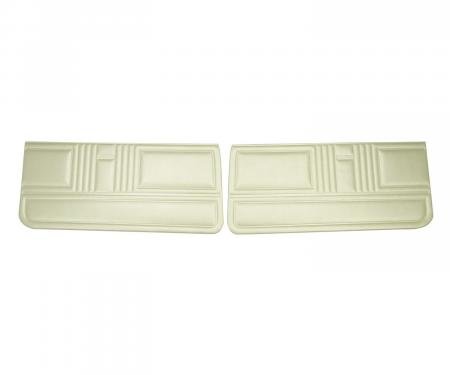 PUI Interiors 1967 Pontiac Firebird StandardParchment Front Door Panels D204