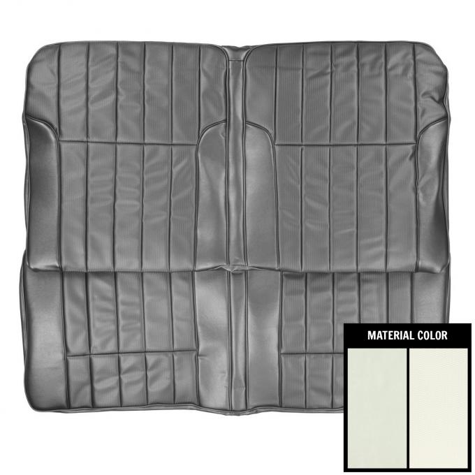 PUI Interiors 1968 Pontiac Firebird Deluxe Pearl Stationary Rear Bench Seat Cover 68HS28CS