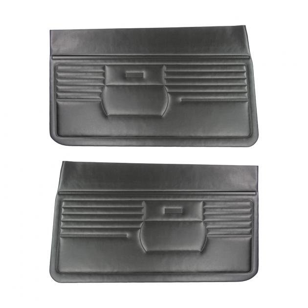 PUI Interiors 1968 Chevrolet Camaro Standard Black Front Door Panels ...