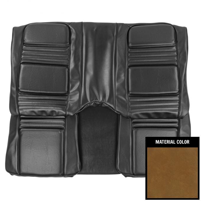 PUI Interiors 1978-1981 Pontiac Firebird Hardtop Deluxe Camel Rear Bench Seat Cover 78HS48C