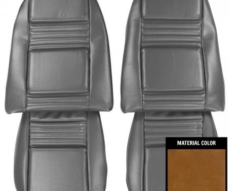 PUI Interiors 1978-1981 Pontiac Firebird Deluxe Camel Front Bucket Seat Covers 78HS48U