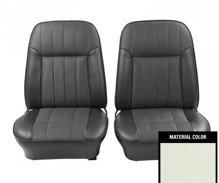 PUI Interiors 1968 Pontiac Firebird Deluxe Pearl Front Bucket Seat Covers 68HS28US