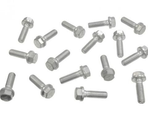 Redline Restomotive® GM Car Manifold Bolt Set for Cast Aluminum Intake, 396 / 375 HP, Correct