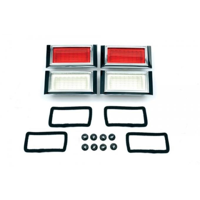 Camaro Side Marker Light Kit, With Gaskets & Mounting Nuts,1968