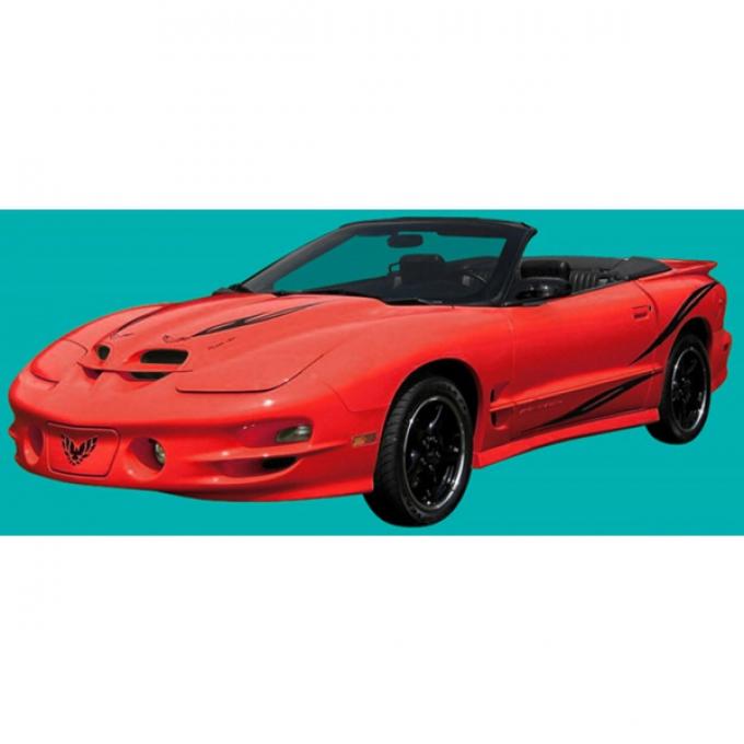 Firebird Trans Am Decal Kit, 2002 Collector Style, Hood And Side Feathers, 6 Pieces, 1993-2002