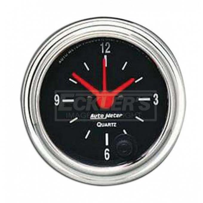 Firebird Clock, Chrome AutoMeter