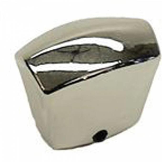 Firebird Seat Latch Knob, Fold Down, Rear, Chrome, 1968-1969