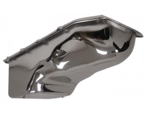 Firebird Engine Oil Pan, Chrome, V8, 1967-1981