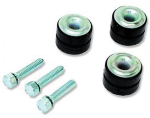 El Camino Wiper System Related Bolts Wiper Motor & Insulators Grommets, 8 Pieces, 1964-1966