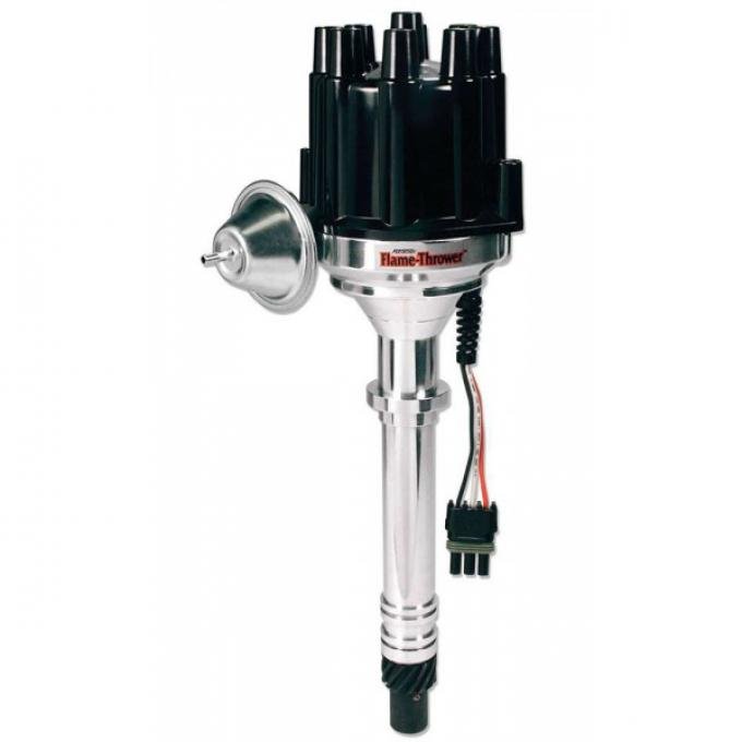 Firebird Distributor, V8, Billet Aluminum, Ignitor II Electronic, Flame-Thrower, PerTronix, 1967-2002