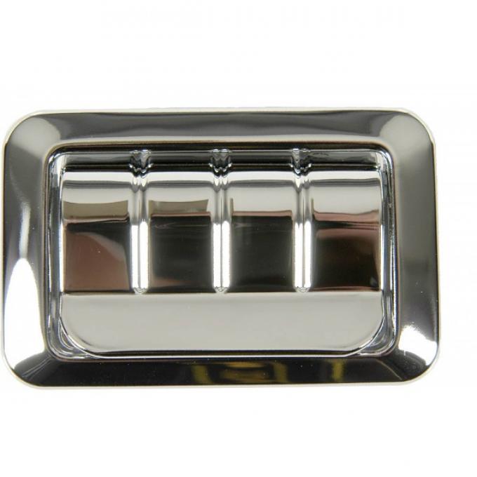 Camaro Ashtray Assembly, With Ribbed Lid, Armrest, Rear, 1968-1974