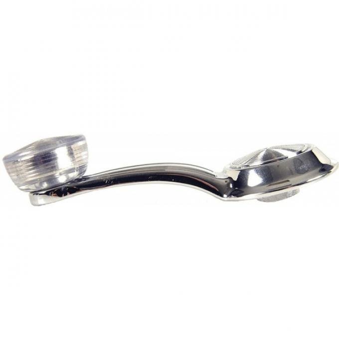 Camaro Window Crank Handle, With Clear Knob, Show Quality, For Rear Quarter Window, 1969