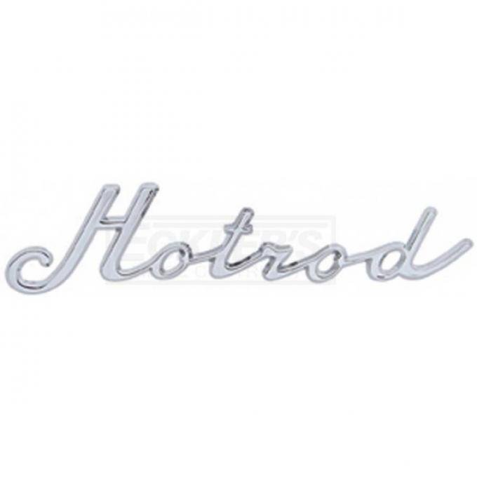 Firebird "Hotrod" Script Emblem, Chrome, 1967-2002