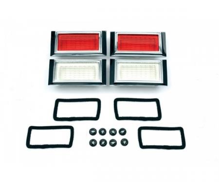 Camaro Side Marker Light Kit, With Gaskets & Mounting Nuts,1968