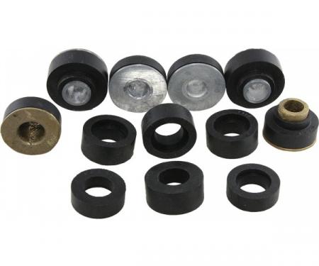 Nova Body Mount Bushing Set, 2 & 4 Door Sedan, With Steel Sleves,1968-1972