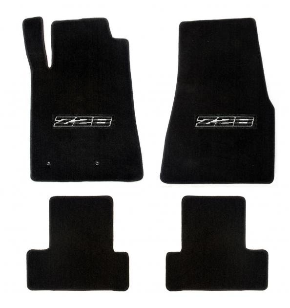 Camaro Floor Mats, 4 Piece Lloyd® Velourtex™, with Z28 Logo in Black ...