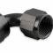 Mr. Gasket -8 an 90 Degree Swivel Hose End, Black 229008-BL