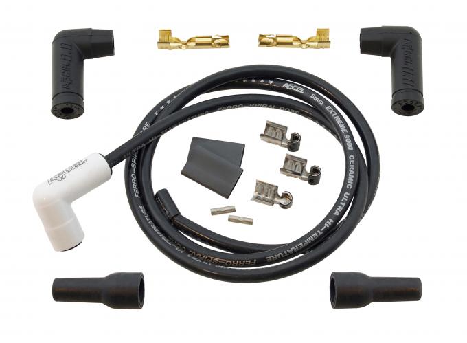 Accel 90 Degree Universal Ceramic Booted Single Wire Replacement Kit 170901C