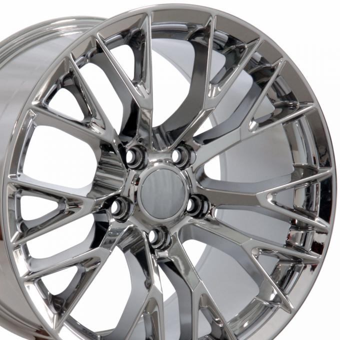 17" fits Chevrolet Corvette C7 Z06 Wheel Replica - Chrome 17x9.5