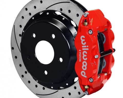 Wilwood Brakes Forged Narrow Superlite 4R Big Brake Rear Brake Kit For OE Parking Brake 140-9830-DR