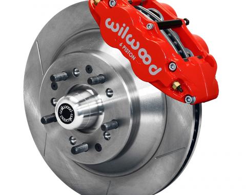 Wilwood Brakes Forged Narrow Superlite 6R Big Brake Front Brake Kit (Hub and 1PC Rotor) 140-12271-R