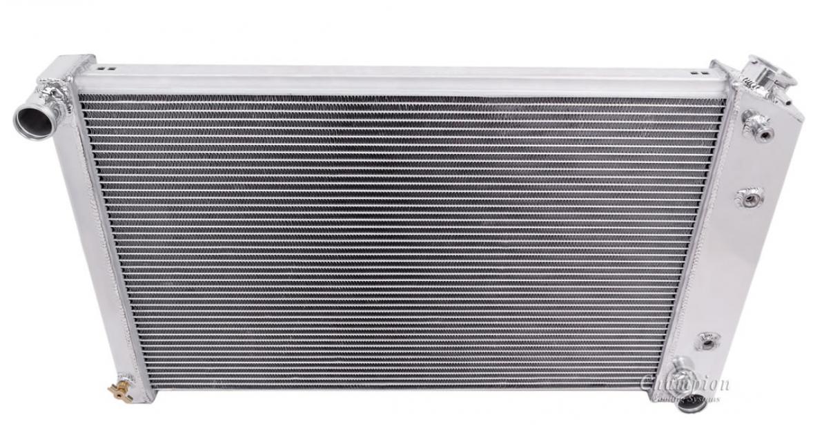 Champion Cooling 2 Row All Aluminum Radiator Made With Aircraft Grade ...